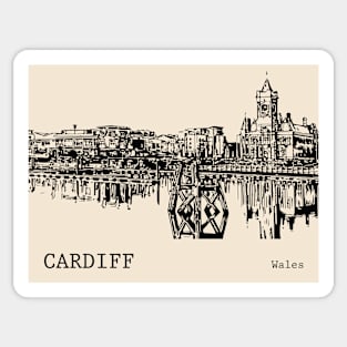 Cardiff Wales Sticker
